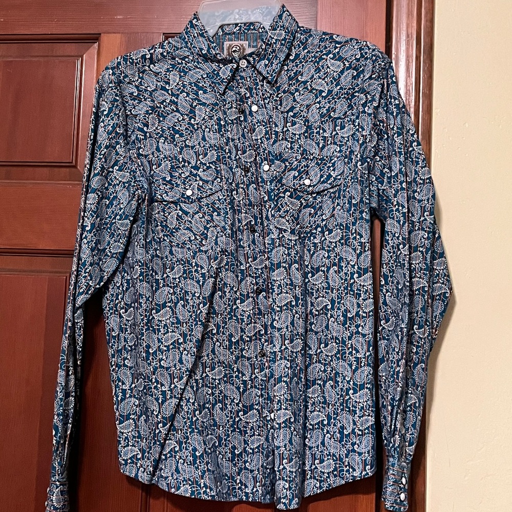 Boys Cinch Rodeo Shirt Size XL Kids